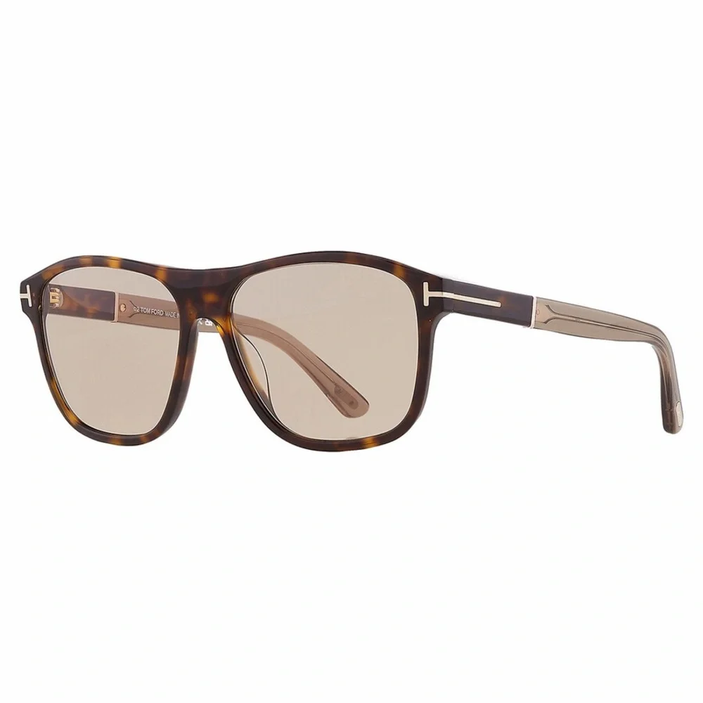 New! Tom Ford Frances FT1081 52E Brown Tortoise Sunglasses, Authentic
